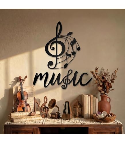 Amazon.com: Zhengmy Musical Note Wall Art Theme Musical Note